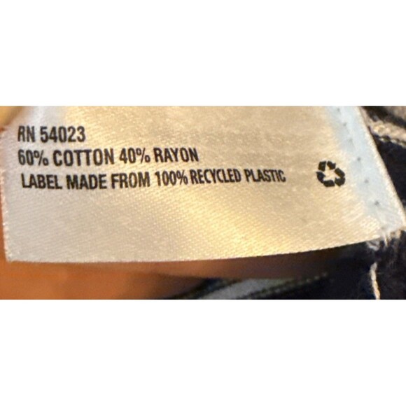 GAP Womens Sweater Navy Blue White Stripe Pullover Preppy Nautical Americana - Picture 4 of 9